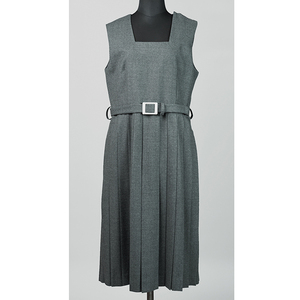 Robes décontractées sans manches et sans bretelles à col carré pour femmes, uniformes scolaires, coupe régulière, lavables - Product Image 1