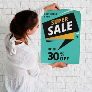 Gran oferta, <span class=keywords><strong>carteles</strong></span> personalizados a todo color, Impresión de calcomanías de arte de pared publicitarias baratas para decoración de habitación de tienda, impresión Digital - Product Image 1