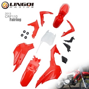 Fourniture d'usine moto <span class=keywords><strong>CRF</strong></span> <span class=keywords><strong>110</strong></span> Kit de couverture en plastique pour carrosserie complète ensemble de carénage de garde-boue pour Hond CRF110 XR <span class=keywords><strong>110</strong></span> 13-15 Dirt Pit Dirt Bik - Product Image 3