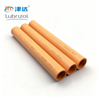 Tuyaux et raccords CPVC orange de haute qualité pour système d'incendie, tuyaux de protection incendie CPVC