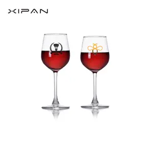 High Quality Goblet Custom Logo Red Wine Glass for Wedding Home Bar Gift 200ml 320ml Drinking Glasses