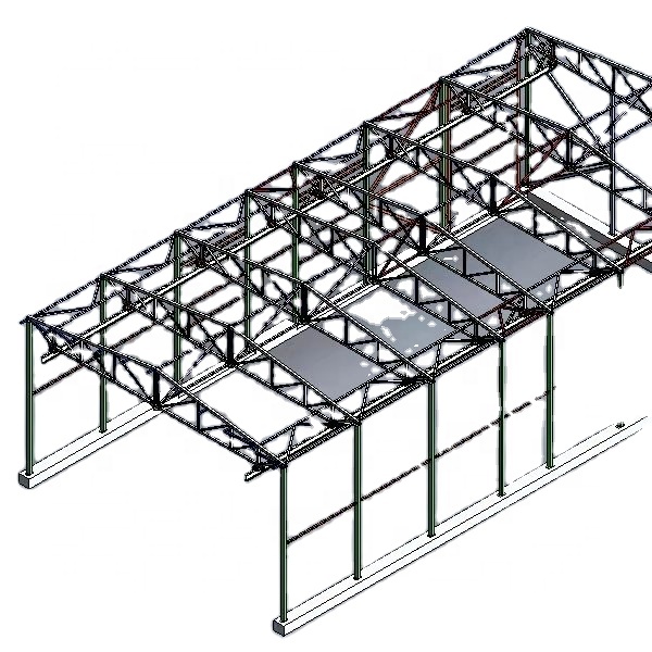 China Fabriek Geprefabriceerde Magazijn Stalen Structuur Building Workshop Met Tekeningen