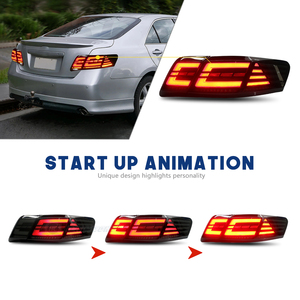 Feux arrière LED d'occasion pour Toyota Camry 07-11 XV40 Version USA DRL Séquentiels Comme-ils-sont Un <span class=keywords><strong>Film</strong></span> Manquant Stock US - Product Image 4