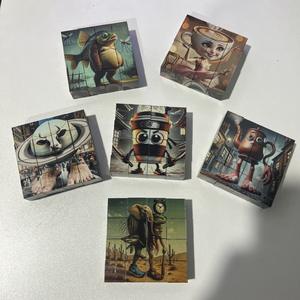 Bloques Magnéticos Brain Rot, Juguete Educativo de Construcción con Cubos Tung Tung Tung, Material TPE, Juguetes DIY para Niños - Product Image 2