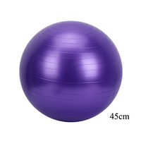 Lila Anti-Burst PVC Verdickter Ball für Achtsamkeits-Yoga, Meditation, Zen-Praxis, Balance, Stabilität, Kernkrafttraining, Yoga-Ausrüstung