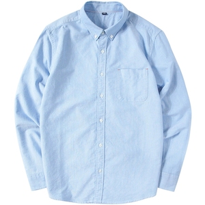 Camicia da lavoro <span class=keywords><strong>slim</strong></span> <span class=keywords><strong>fit</strong></span> antipiega e antistatica da <span class=keywords><strong>uomo</strong></span> per primavera e autunno, ideale per l'<span class=keywords><strong>abbigliamento</strong></span> maschile transfrontaliero - Product Image 5