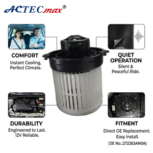 Actecmax เครื่องปรับอากาศรถยนต์ไฟฟ้าพัดลมเอ/ซี TYC700285 272263AN0A AC.117.1187มอเตอร์เป่าลม12 V AC สำหรับ <span class=keywords><strong>Nissan</strong></span> <span class=keywords><strong>Versa</strong></span> 12-16 - Product Image 1