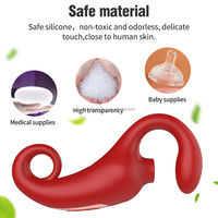 Leistungsstarker Frauenvibrator 18+ Sexspielzeug mit 10-Gang-Vibration, Leckfunktion, Klitoris-Sauger und Stimulator, USB-Aufladbar