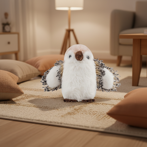 Juguete <span class=keywords><strong>el</strong></span>éctrico ecológico de simulación Sparrow Plush Cat con funciones de entrenamiento de sonido y movimiento de autoentretenimiento - Product Image 6