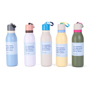 25oz 750ml Bouteille d'eau en acier inoxydable 360 à double paroi avec couvercle à 304 degrés Vente chaude Fiole à vide - Product Image 5