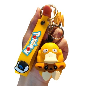 Portachiavi Ecologico in Plastica Yibu <span class=keywords><strong>Pikachu</strong></span>, Ciondolo Cartoon in PVC, Accessorio per Auto con Luce - Product Image 5