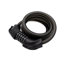 Antivol de chaîne de vélo pliable résistant aux intempéries avec code à 5 chiffres personnalisable et indicateur LED intégré pour la sécurité nocturne