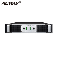 Amplificateur de puissance audio professionnel DSP AUWAY TD1200 Classe TD 1200W, 4 ohms, boîtier métallique, 2 canaux, 2U, XLR/Speakon, subwoofer