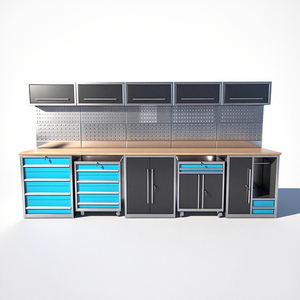 <span class=keywords><strong>Armoire</strong></span> de Garage Personnalisée, Combinaison d'Atelier, Meuble à Outils, Établi en Acier, Boîte à Outils, <span class=keywords><strong>Armoire</strong></span> de Rangement pour Garage - Product Image 5