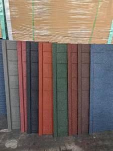 Tuiles de toiture en acier métallique revêtues de pierres colorées de bonne qualité, tôles de toiture <span class=keywords><strong>Metro</strong></span>, prix compétitifs, garantie 50 ans - Product Image 5