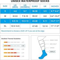 Chaussettes imperméables essentielles Randonnée Trekking Loisirs de plein air pour hommes et femmes Cheville Unisexe