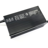 Chargeur de batterie au lithium haute puissance 73V 10A 800W pour vélo électrique, directement de l'usine