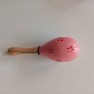 Colorful Wooden Maracas Children Rhythm <b>Musical</b> <b>Instrument</b> Rattle Rock Maracas Toy Wholesale Orff Percussion <b>Instrument</b> - Product Image 2