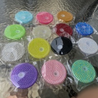 Couvercles de bocaux Mason réutilisables multicolores de haute qualité avec strass brillants et trou pour paille, pour gobelets et tasses de 16 oz