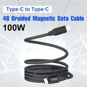 Offre Spéciale Nylon Usb-c Type-c Câble de <span class=keywords><strong>données</strong></span> Charge rapide Câble USB magnétique 60w 6a Câble de charge pour <span class=keywords><strong>Iphone</strong></span> pour Huawei pour Samsung - Product Image 3