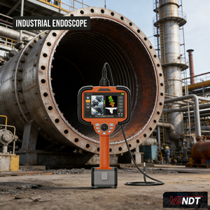 Endoscope industriel haute résolution, sonde IP67 360° °   Direction assistée électrique pour l'inspection de la structure de la culasse de moteur <span class=keywords><strong>marin</strong></span> - Product Image 1