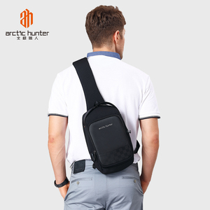Arctic Hunter Custom Impermeabile Anti Furto Del Progettista Sacchetto di Petto USB Crossbody Borse A Tracolla Per Gli Uomini Singolo sacchetto di Spalla Crossbody Bag - Product Image 5