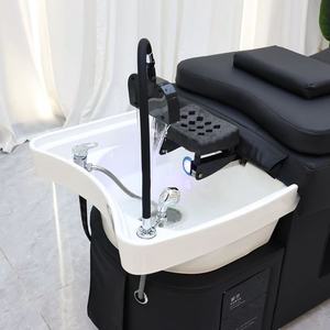 Thai-style Scalp <b>Massage</b> <b>Bed</b>, Hair Salon Water Circulation Steam <b>Bed</b>, Hair Care <b>Massage</b> Ear Cleaning <b>Bed</b> - Product Image 5