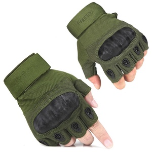 <span class=keywords><strong>Guanti</strong></span> <span class=keywords><strong>tattici</strong></span> da arrampicata per la caccia da corsa in pelle da esterno con protezione delle nocche da lavoro a dita complete - Product Image 6