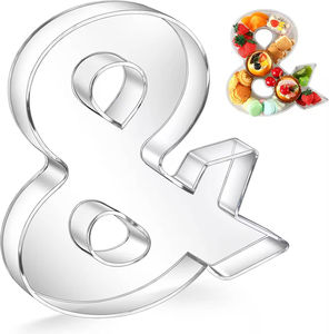 クリアアクリルキャンディーレターCharcuterieアルファベット充填可能ボックスカスタム3Dアクリルレターボックスパーティー用お菓子と食品 - Product Image 1