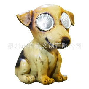 โคมไฟสวนพลังงานแสงอาทิตย์สำหรับสุนัขกลางแจ้งกันน้ำเรซิ่นไฟตกแต่ง LED โซล่าเซลล์โมโน ซี คิวเอช 21652 - Product Image 5