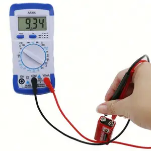 A830L LCD Digital Praktis, Tester AC/DC Proses Multimeter Saku Keselamatan Multimeter Voltase Digital