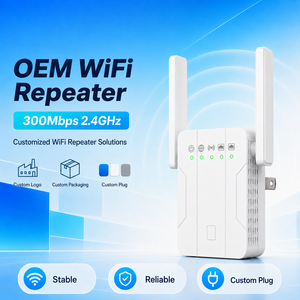 Répéteur <span class=keywords><strong>WiFi</strong></span> OEM 300 Mbps 2,4 GHz, amplificateur de portée <span class=keywords><strong>WiFi</strong></span> domestique et amplificateur de signal sans fil pour la couverture des appartements et des bureaux - Product Image 5