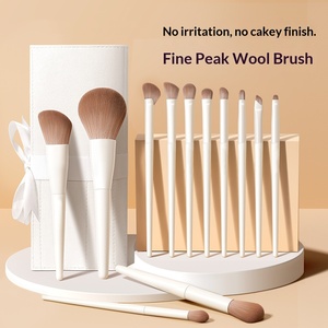 Ensemble de 10 pinceaux à paupières en fibres synthétiques FuYang Large Cloud Porcelain pour eye-<span class=keywords><strong>liner</strong></span>, fard à paupières, fard à nez et blush - Product Image 2