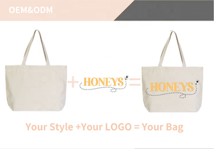 Bolsa de mano en blanco personalizada de alta calidad con bolsas de tela impresas con cremallera para estudiantes - Product Image 6