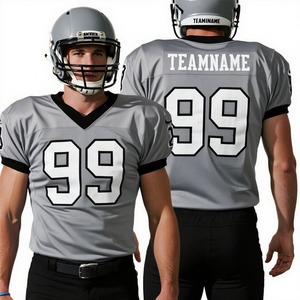 Ensembles d'équipe d'entraînement pour jeunes entièrement personnalisés Kits de <span class=keywords><strong>cricket</strong></span> Uniformes de football américain de la ligue professionnelle à impression par sublimation - Product Image 2