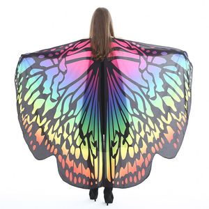 Cape d'ailes de papillon pour femme, châle pashmina, écharpe, accessoire de costume de nymphe ou de fée - Product Image 5
