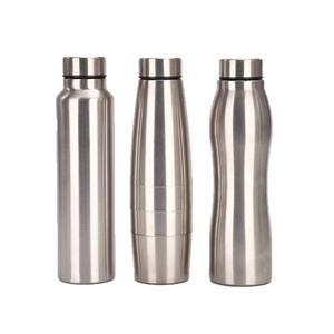 Bouteille d'eau en acier inoxydable à paroi simple, design classique pour les activités de plein air, l'alpinisme, la randonnée, pour la rentrée scolaire - Product Image 3