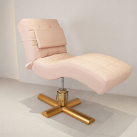 Lit de massage multifonctionnel moderne pliable et réglable avec dossier incurvé pour salon de beauté et usage commercial en salon de séjour - Salon