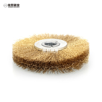 Brosse de polissage industrielle OEM à base métallique circulaire