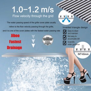 Vente en gros de carreaux de sol de garage de luxe à emboîtement de haute qualité Drainage ventilé Grille <span class=keywords><strong>amovible</strong></span> en acier inoxydable Passerelle d'appartement - Product Image 5