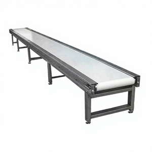 Depo lojistik için ayarlanabilir hız hafif özel genişlik 10m uzunluk gıda sınıfı PVC konveyör - Product Image 1