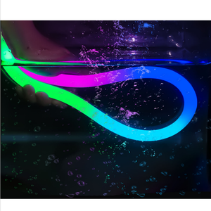 <span class=keywords><strong>Tube</strong></span> néon flexible DMX noir 360 LED IP65 24V en silicone, lumières DJ programmables D22 pour festivals de musique et raves - Product Image 4