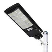 Farola Solar IP65 Resistente al Agua y al Polvo, Iluminación Solar para Exteriores de 100W-300W