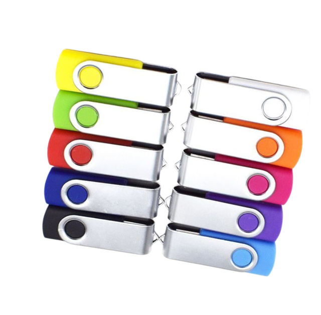 X326-1 XIANGQING New Stock Swivel USB Flash Drive 8GB-32GB USB 2.0 High Capacity Bulk Gift Pendrive