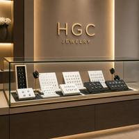 Kotak Penyimpanan Perhiasan Tindik Profesional untuk Cincin Perut, Anting Hidung, Tempat Anting, Organizer Etalase Retail J-021