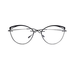 アイフレームチタンメガネデザイナー眼鏡女性用超軽量アイウェアHIGOアイウェア磁気眼鏡ファッショナブル - Product Image 4