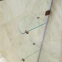Cabine de douche en verre trempé de 10mm d'épaisseur Salle de bain Douche en verre Rectangle Pivot Salle de douche