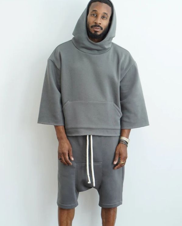 Custom Workout Hoodie Vintage Crop Top Man Hoodies 400 Gsm