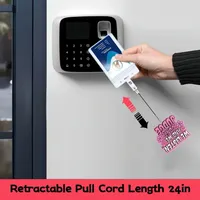 Divertido Porta Credenciales Retráctil con Diseño de Enfermera, Clip para Identificación, Porta Credenciales para Médico, Estudiante, Asistente Médico, Compañero de Trabajo, Accesorios de Trabajo