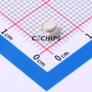 TC-S0403-2.5-260G Tactile Switch SMD Switch Single Pole Single Throw Oval Button 2.6N Vertical Mount - Product Image 1